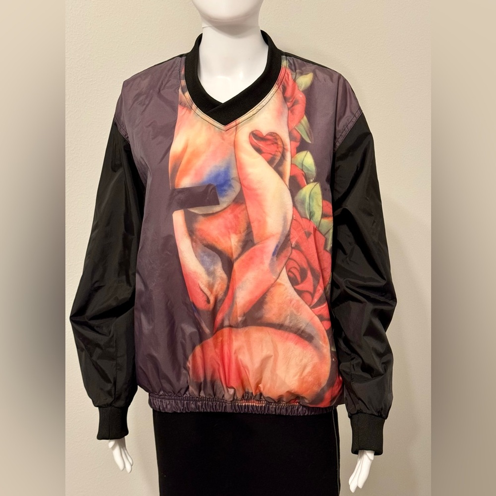 LANOFORPUBLIC Windbreaker Men S Delano Brown Pullover No.13.0 Cold Summer Sz-M. - Picture 9 of 16